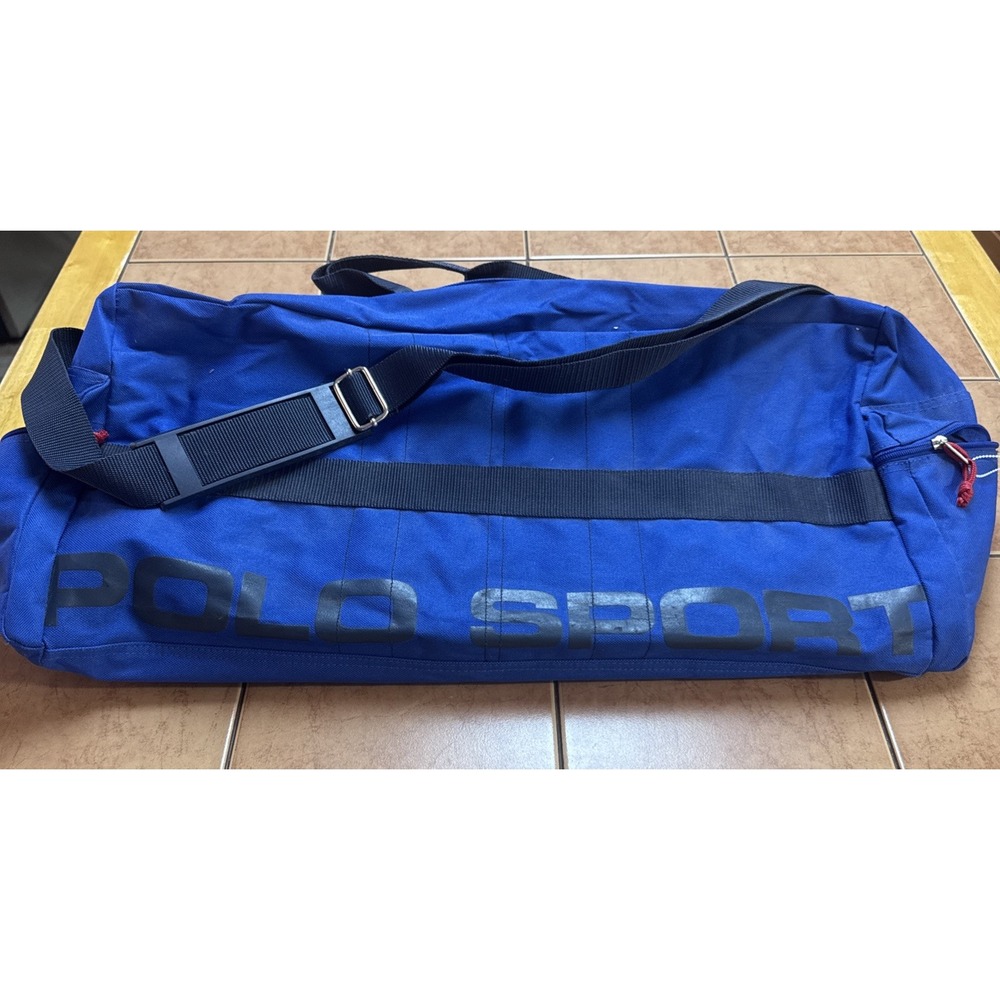 Vintage Ralph Lauren Polo Sport Gym Travel Duffle Bag Y2K